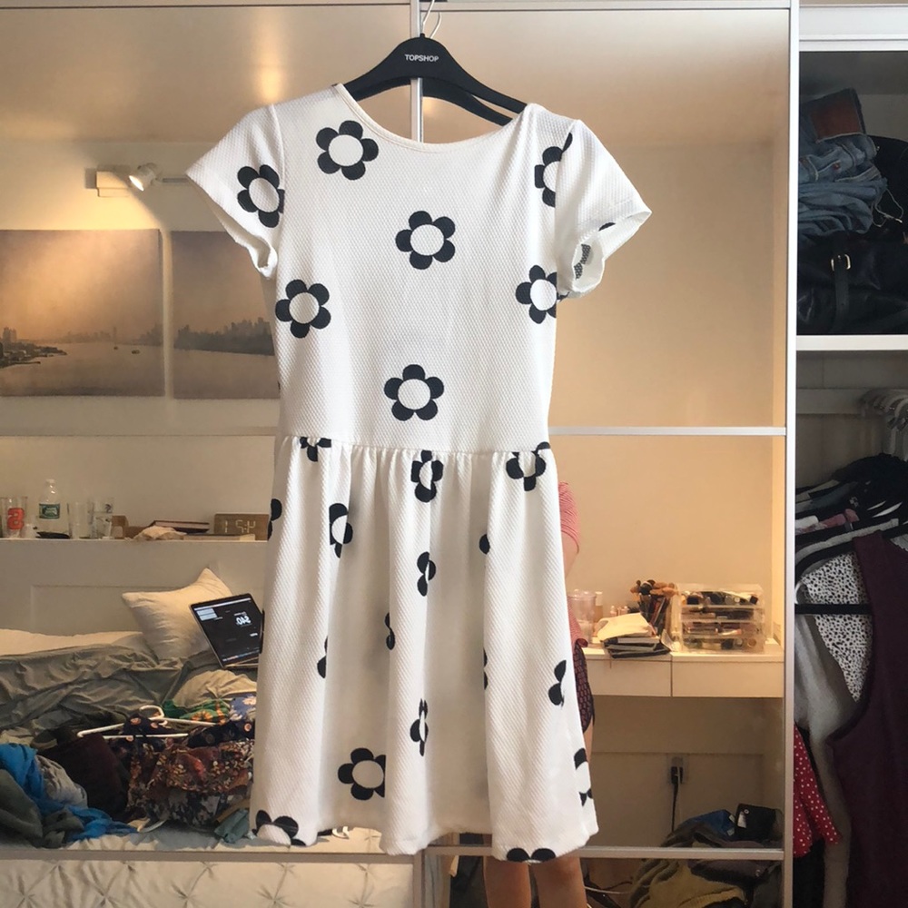 Flower print dress